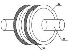 Electromagnetic enhanced method and device for removing heavy metals and pops from organic waste