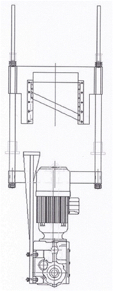 A double-knife double-angle fixed-length crank cutting device