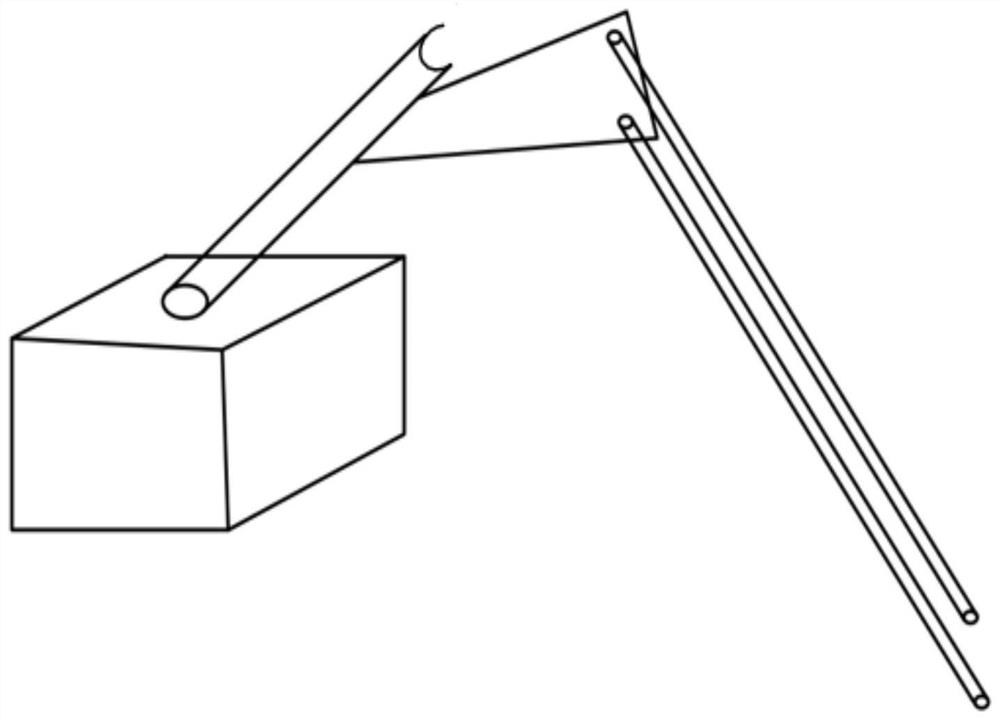 Air film cooling structure applied to turbine stationary blade