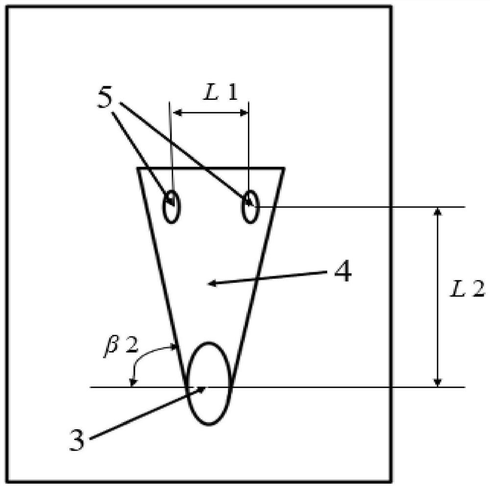 Air film cooling structure applied to turbine stationary blade