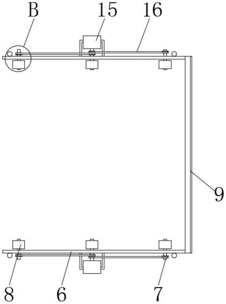 Printing device for paper packaging box production and working method thereof