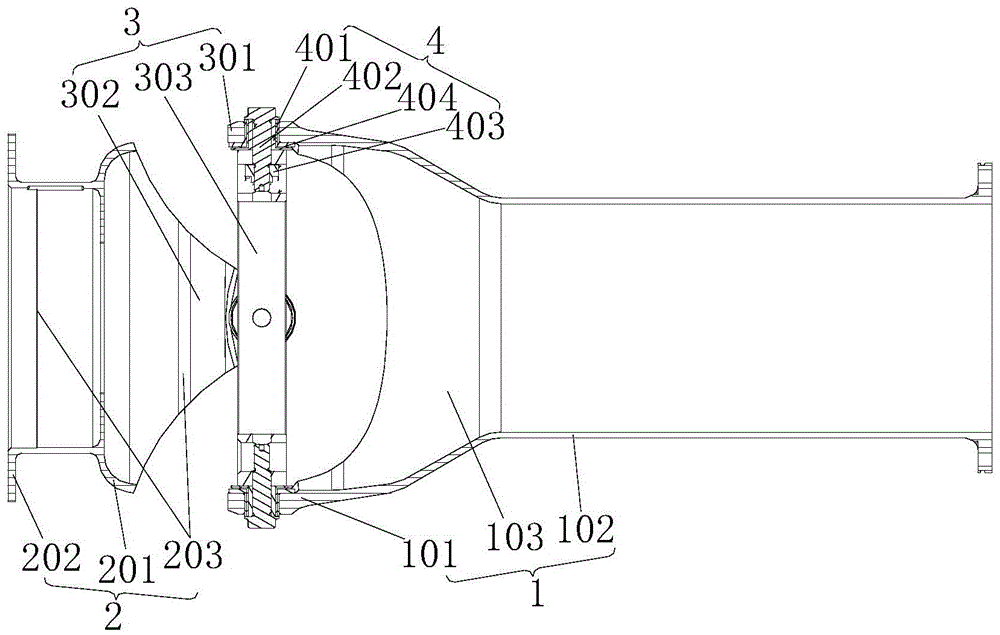 Connecting mechanism of helicopter engine and helicopter main reducing gear and helicopter