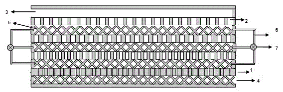 Multi-layer oil-water separator and working method therefor