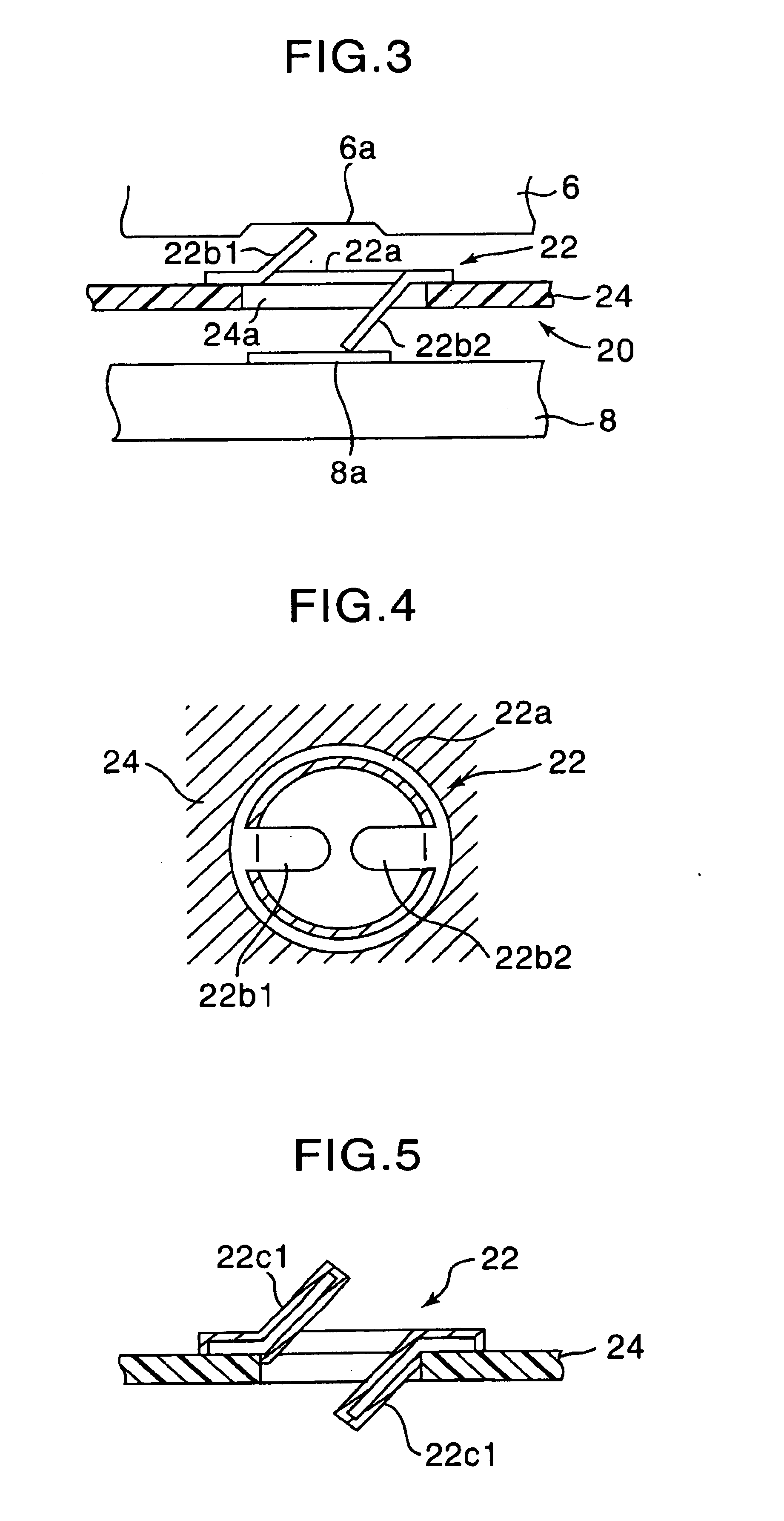 Semiconductor device testing contactor having a circuit-side contact piece and test-board-side contact piece