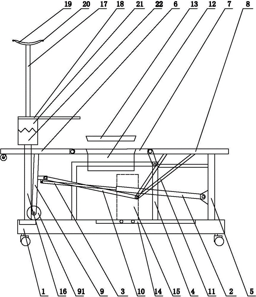 Multifunctional foldable rehabilitation nursing bed