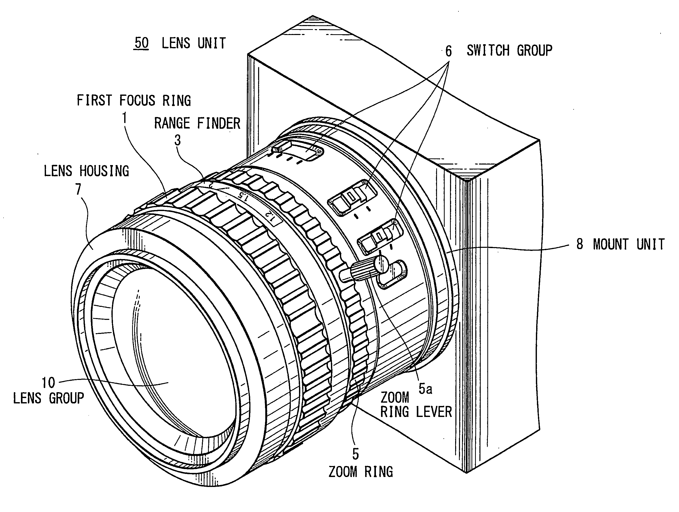 Lens device and imaging device