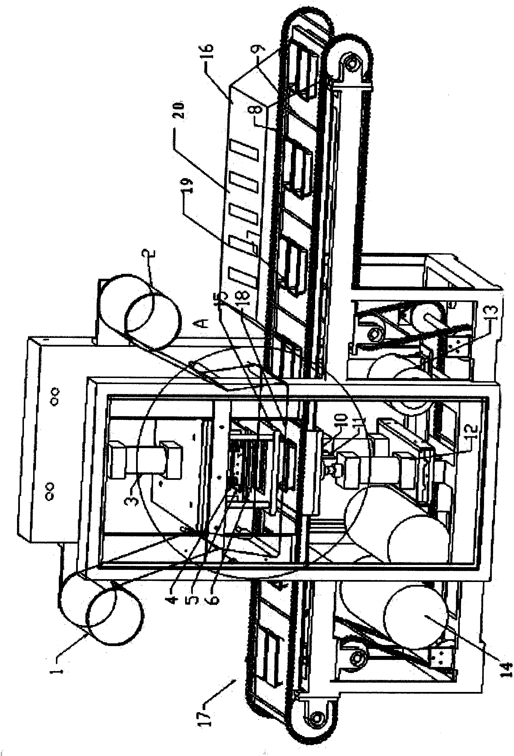 Pulse sterilization continuous box type modified atmosphere packaging machine