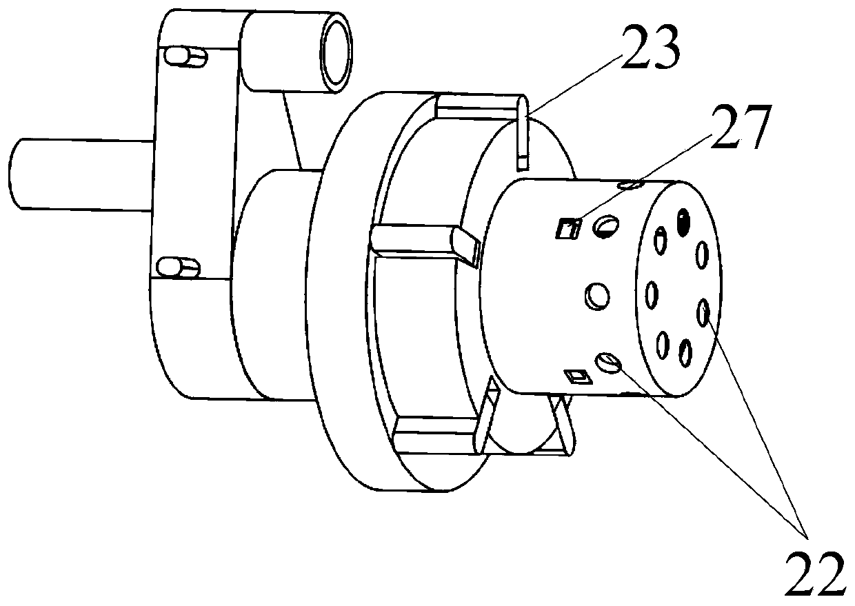 Pneumatic turbine type air-jetting sludge stirring device