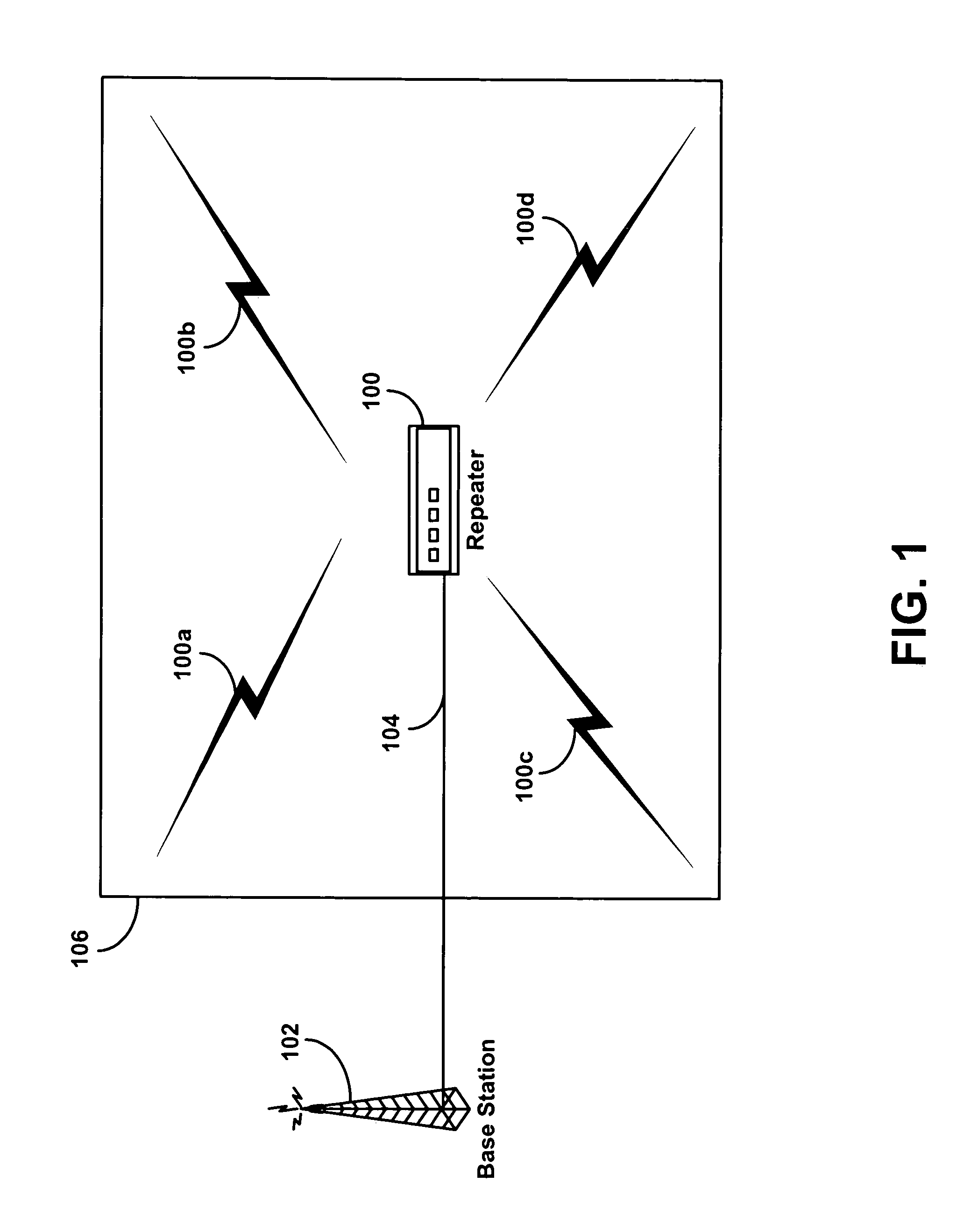 Method and system for proximity detection for an in-building wireless repeater