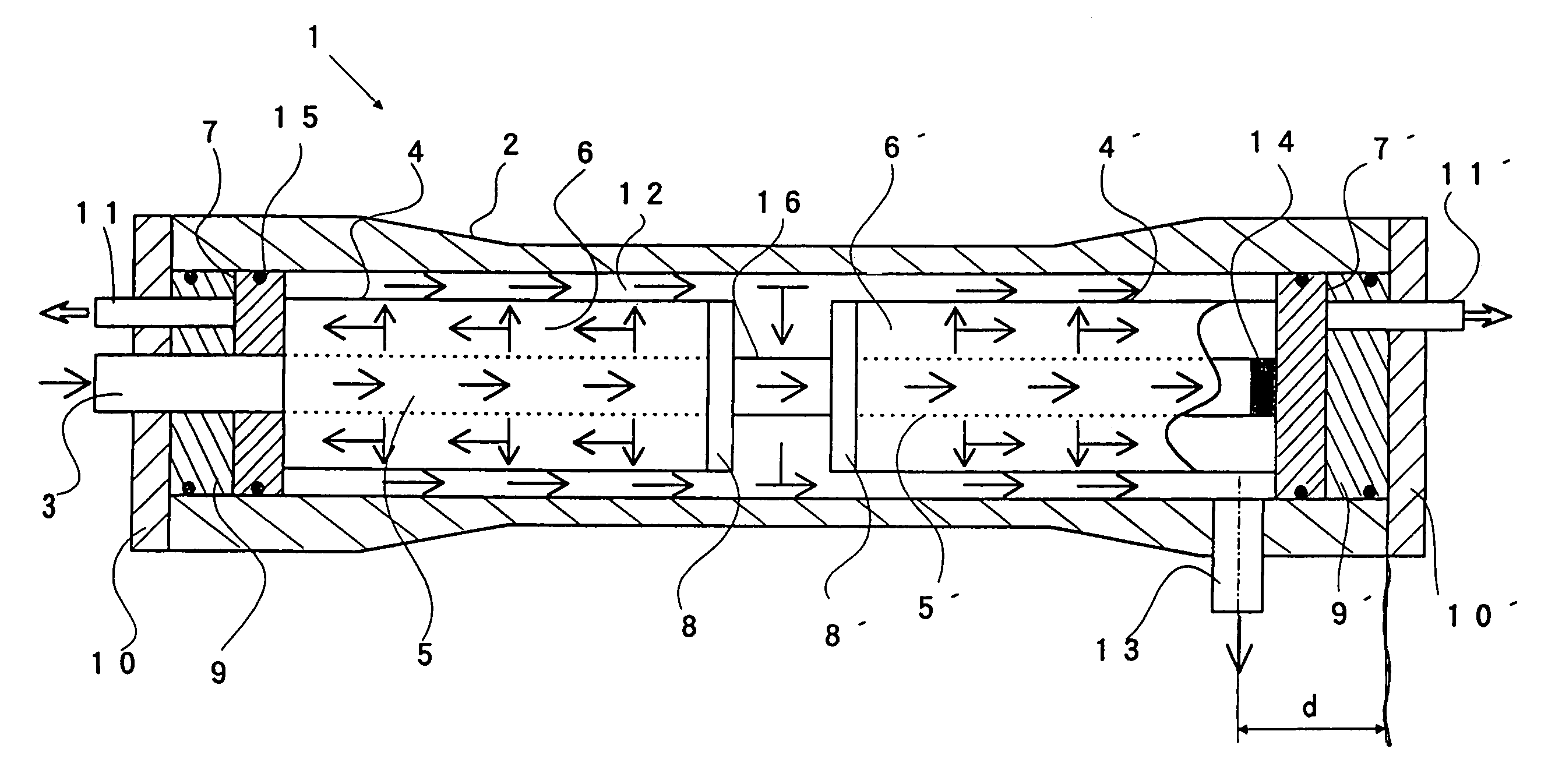 Permselective membrane module