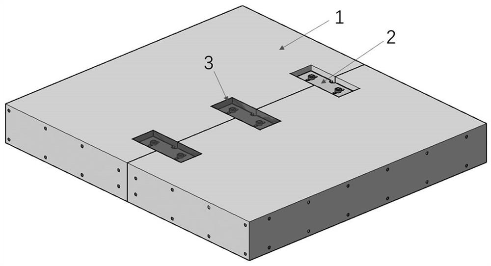 Full-prefabricated concrete floor slab connecting joint