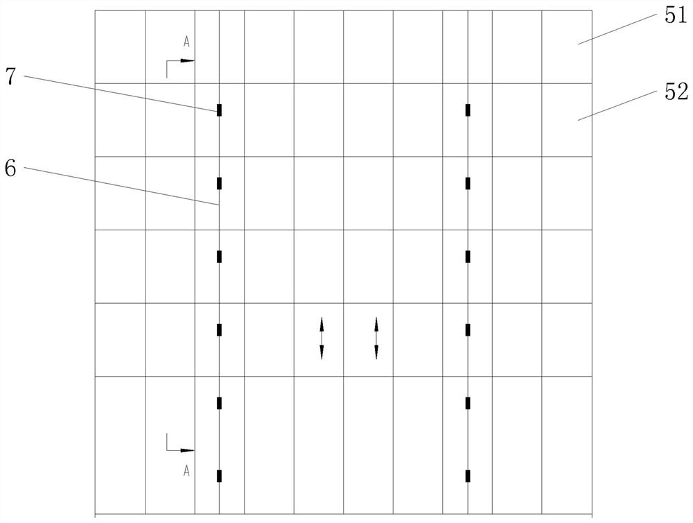 Incinerator fire grate segment arching on-line detection device