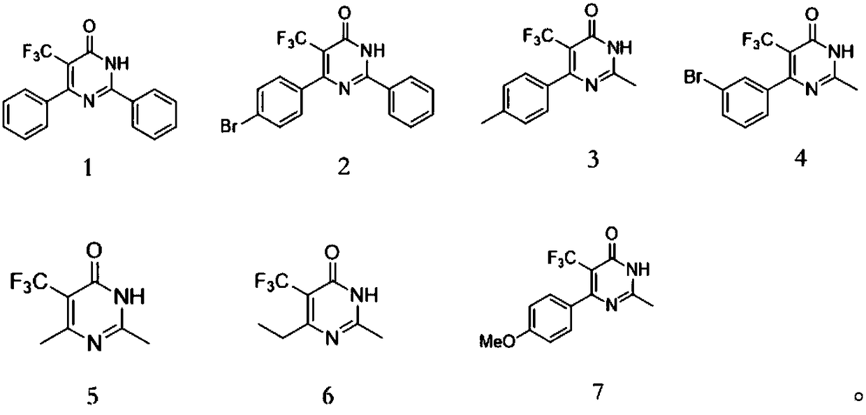 Method for synthesizing fluorine-containing pyrimidinone compound