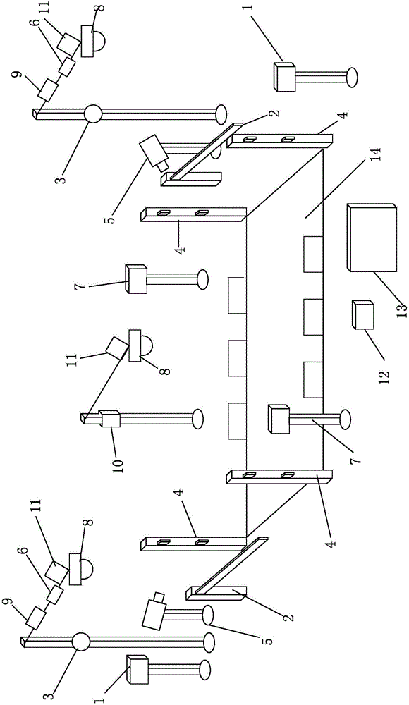 Intelligent unattended automatic metering system and metering method for warehouse entry and exit