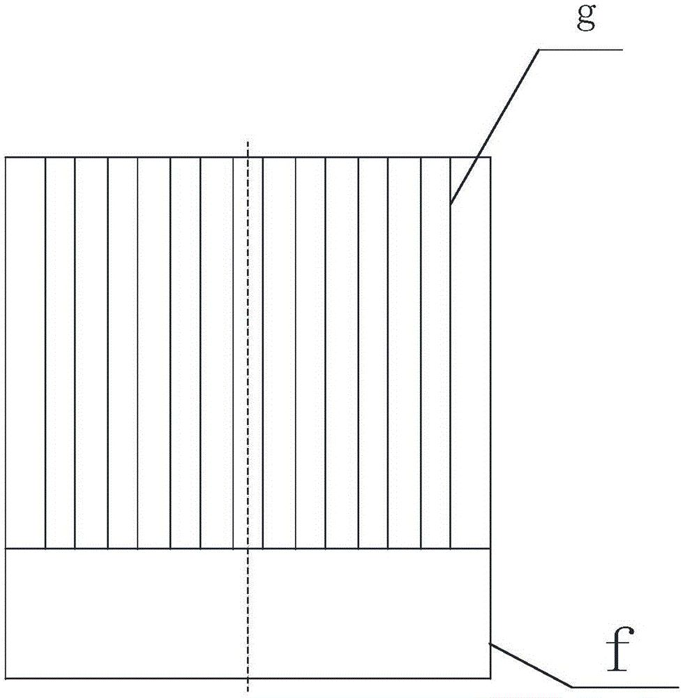 Circulating water tank used for washing logging rock debris