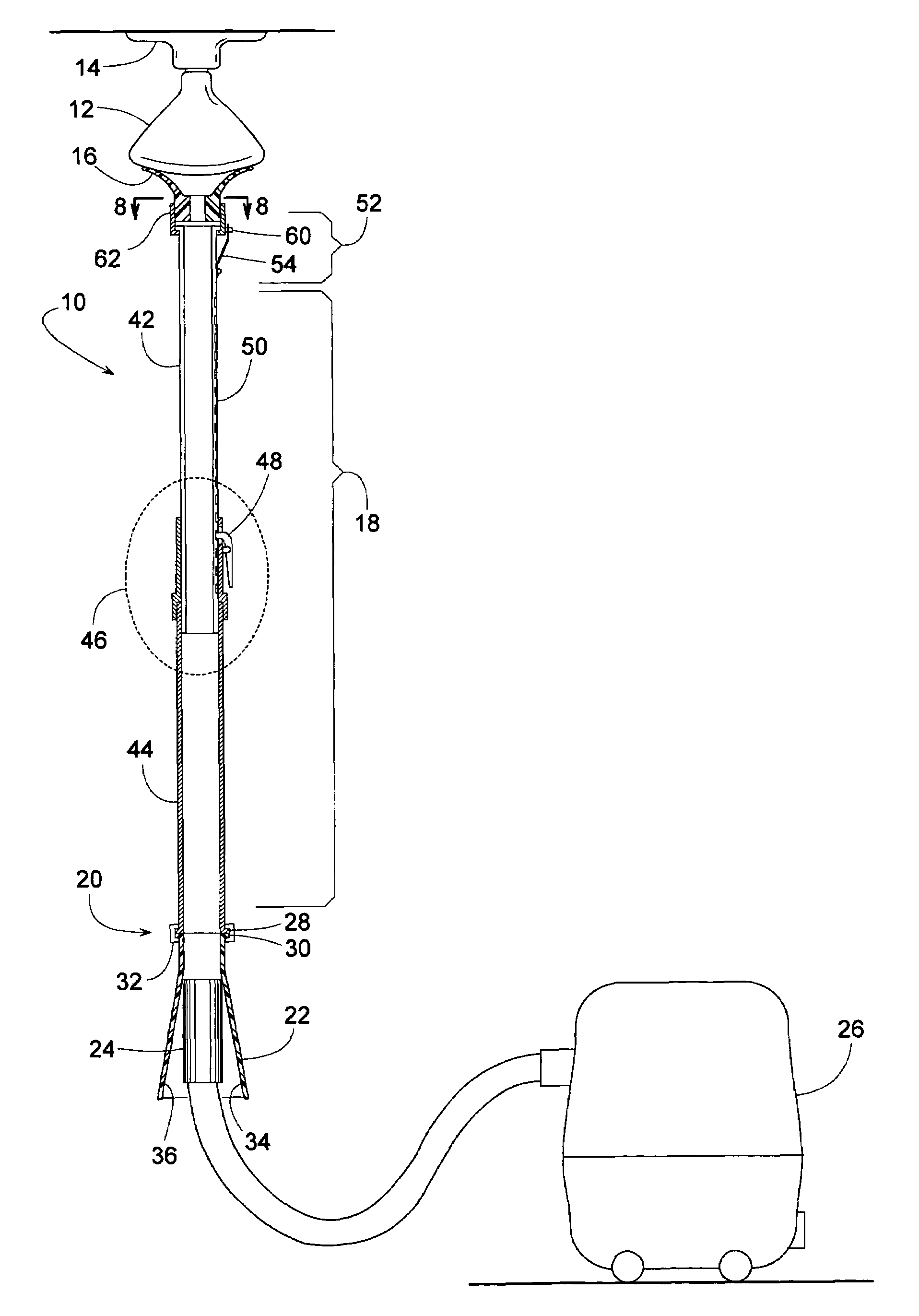 Tool for changing a light bulb