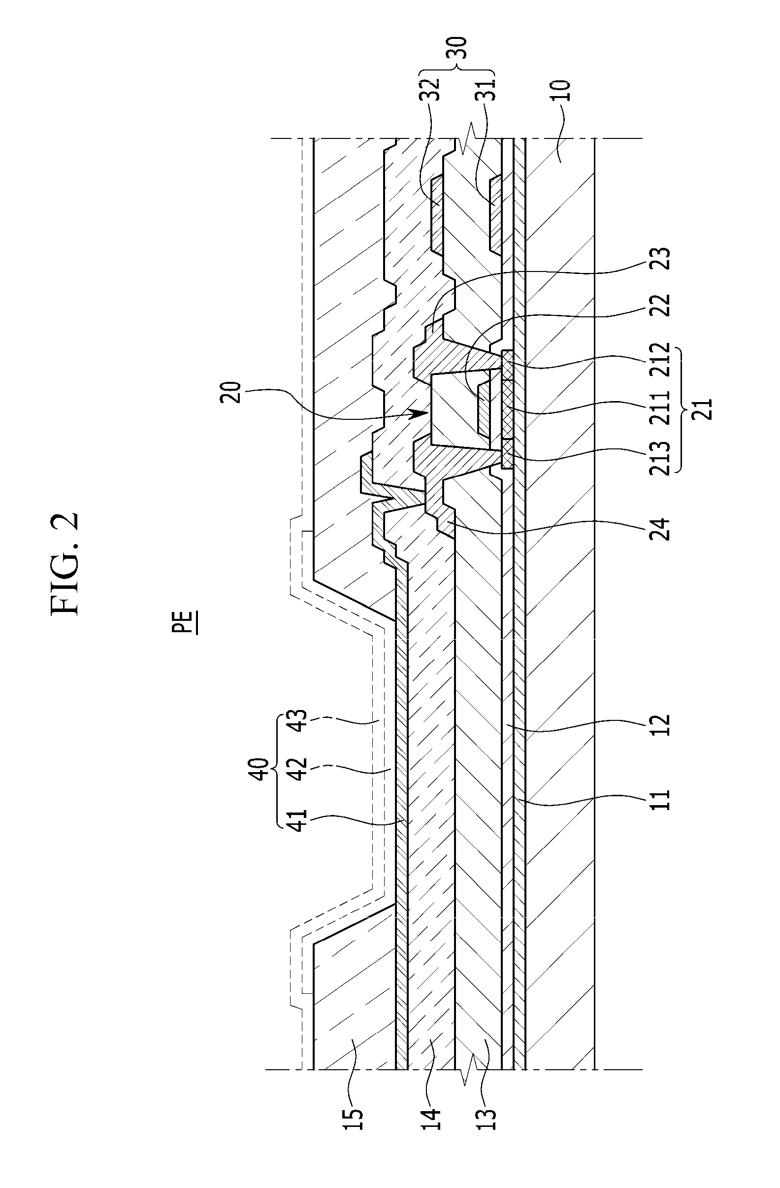 Substrate for use in manufacturing display device and method for forming element on substrate