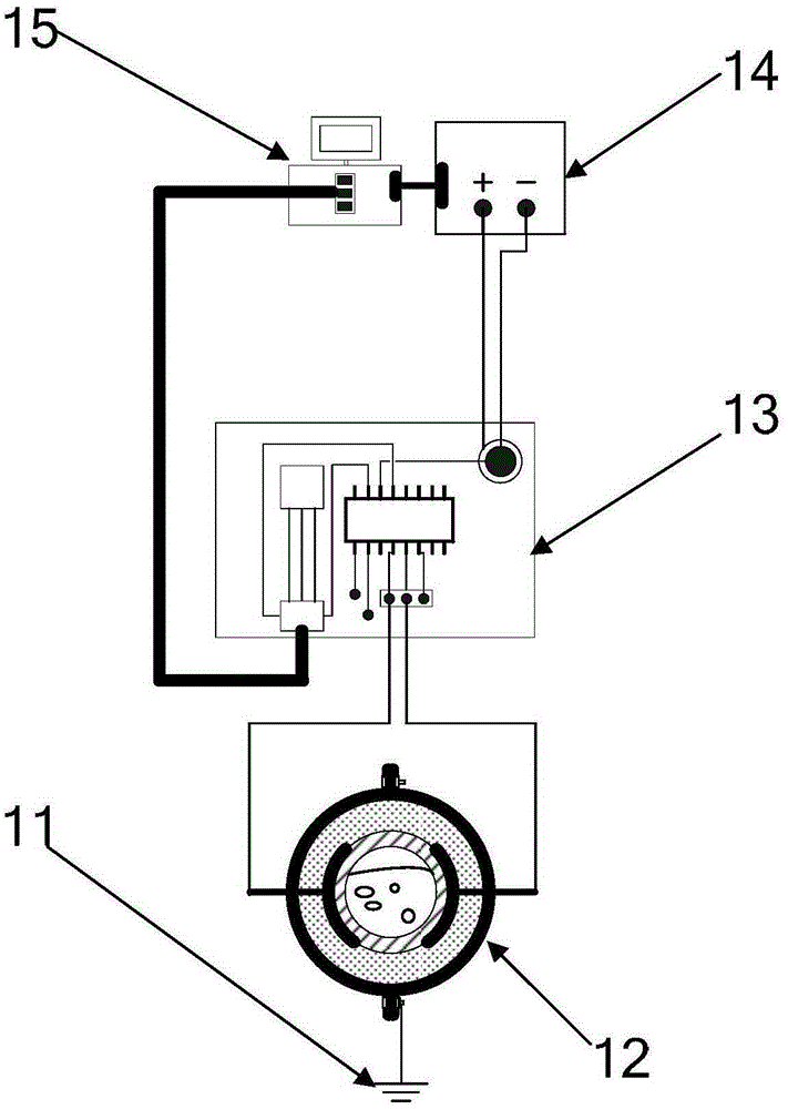 A gas-liquid two-phase flow phase holdup real-time capacitance measurement system and its measurement method