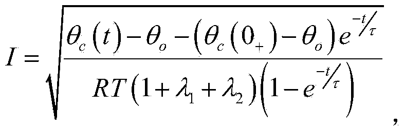 Method for calculating power cable real-time emergency carrying capacity