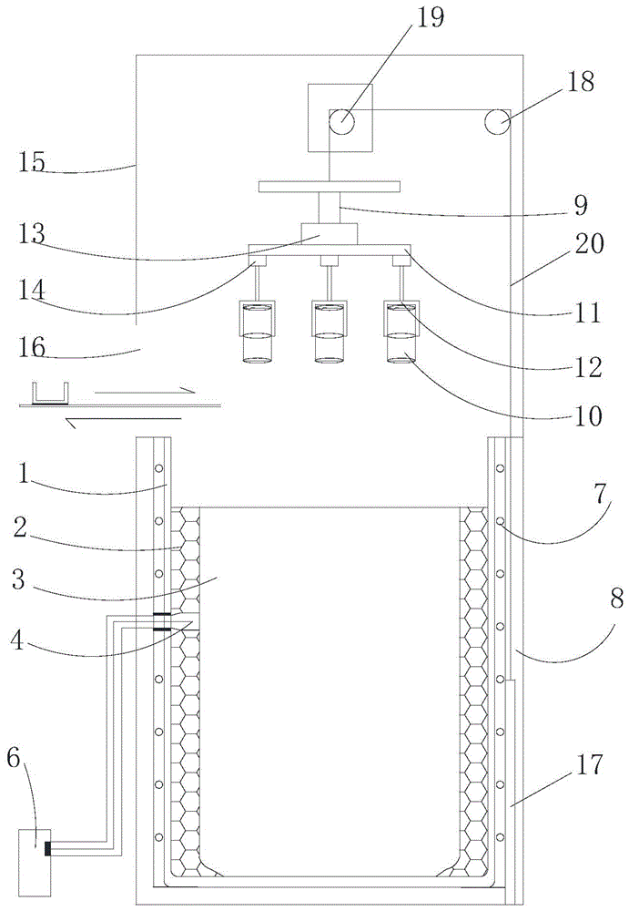 Pot/bottle beverage rapid cooling machine