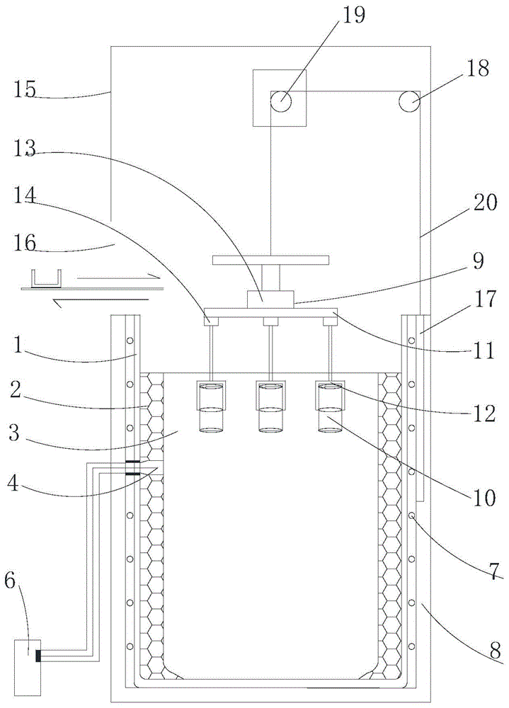 Pot/bottle beverage rapid cooling machine