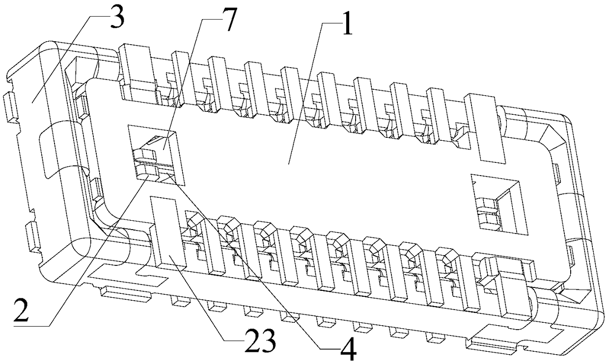 A low electrical noise board-to-board connector