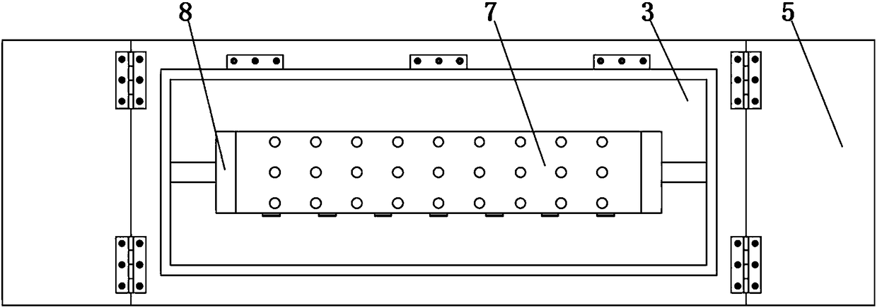 Cleaning disinfection groove device for endoscope room