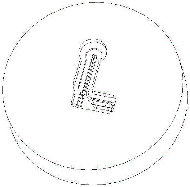 5-series L-shaped large-wall-margin profile extruding mold and manufacturing method thereof