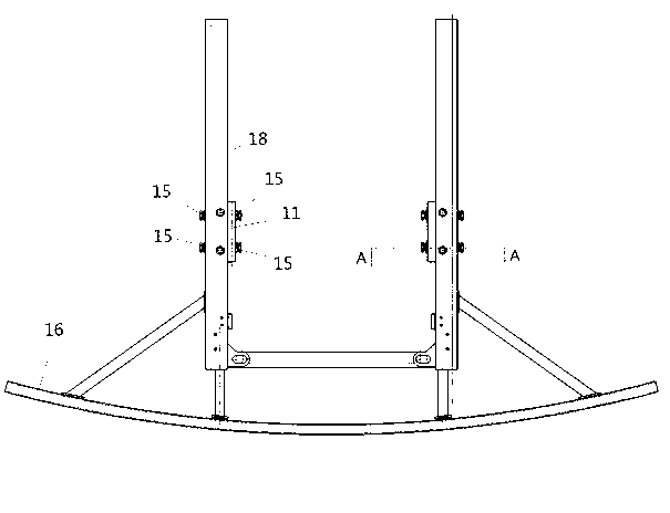 Collision energy absorption mechanism of passenger car and passenger car using mechanism