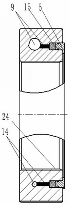 Aluminum alloy closed hydraulic nut for circular disc shear