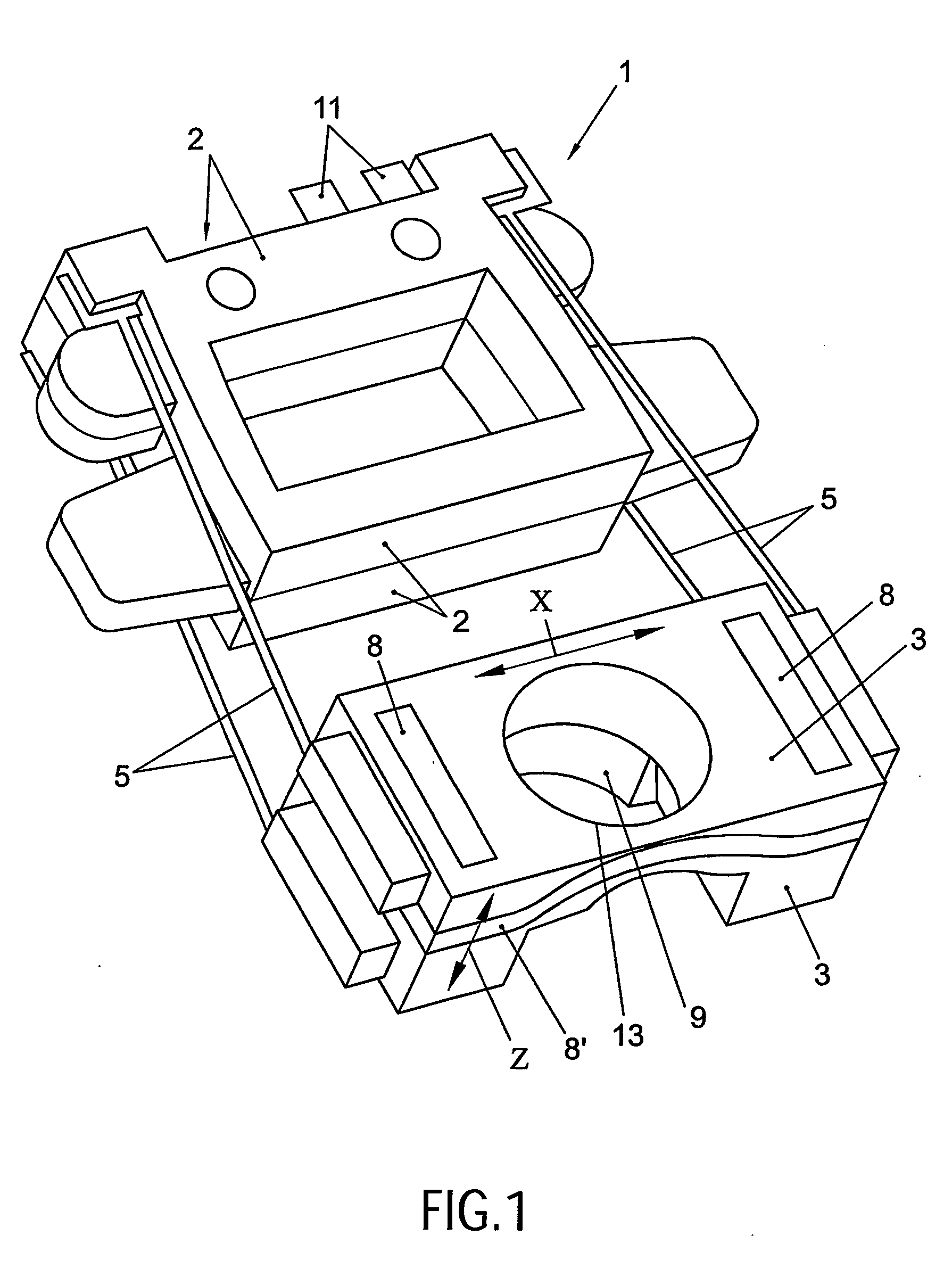 Method of manufacturing at least one actuator, as well as a lead frame, optical reading and/or writing head, and an optical reading and/or writing device