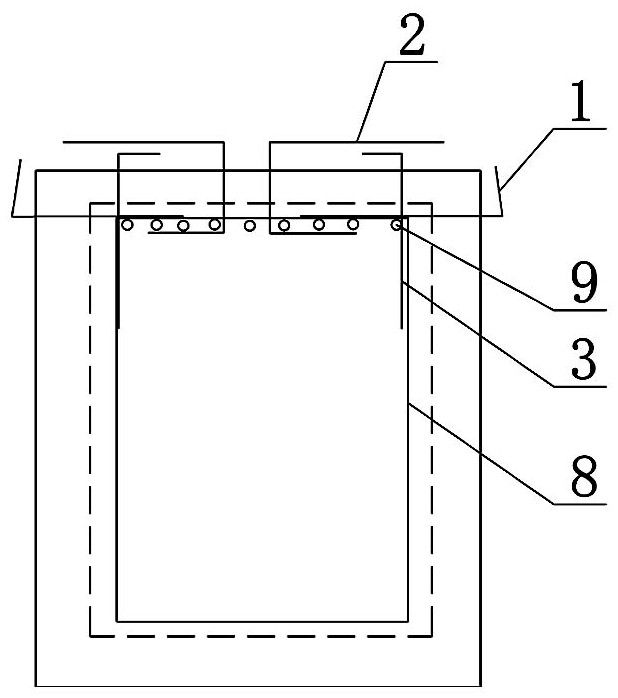 Construction method of soil retaining board structure between adjacent anti-slide piles