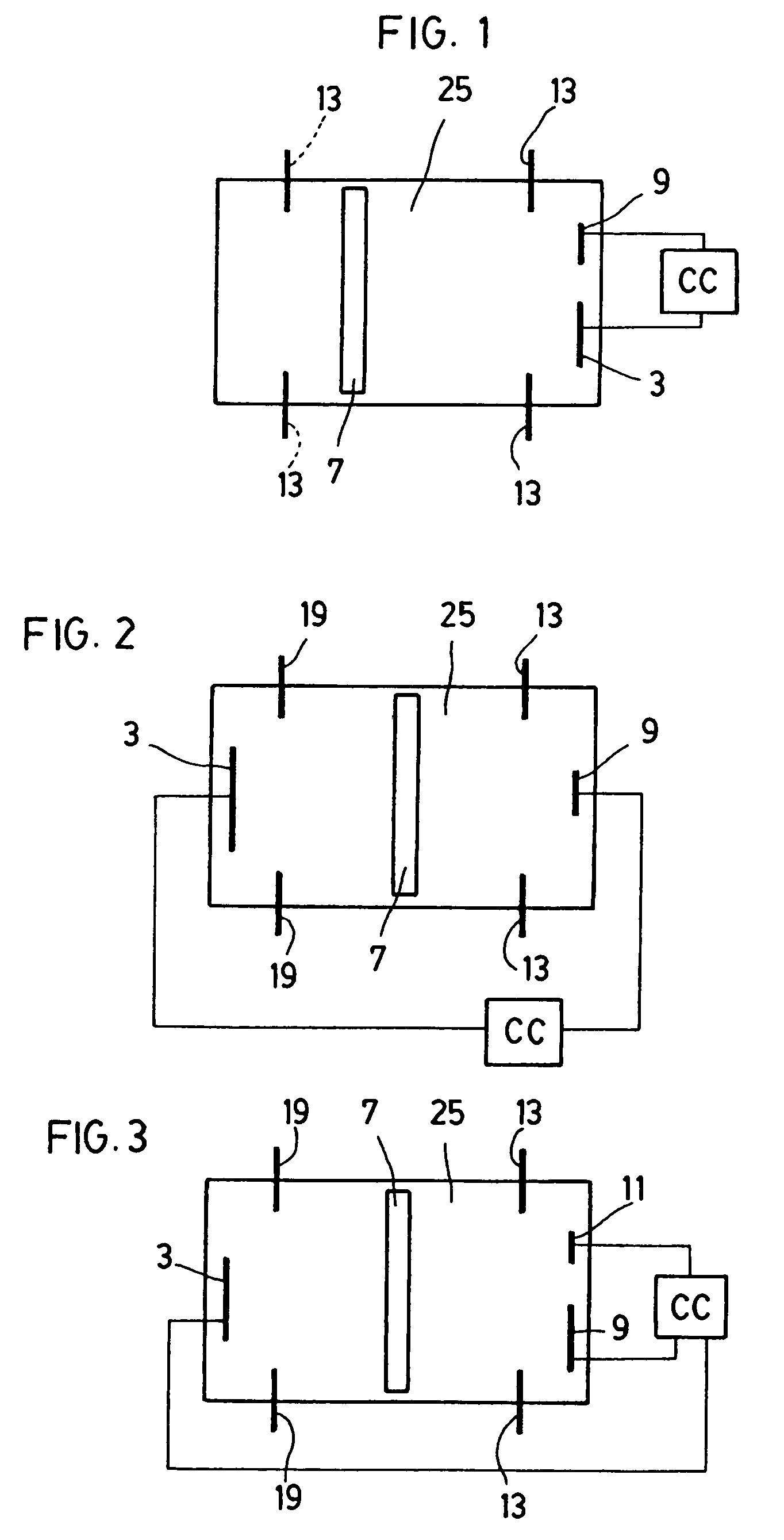 Miniature electro-optic device having a conductive element for modifying the state of passage of light between inlet/outlet points and corresponding uses thereof