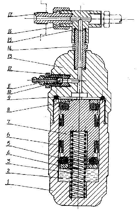 Plunger type automatic regulating pressure anti-lock braking device for automobile