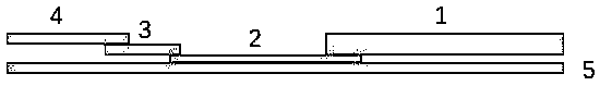 Colloidal gold test strip for detecting hepatitis E virus IgG antibody and preparation method of colloidal gold test strip