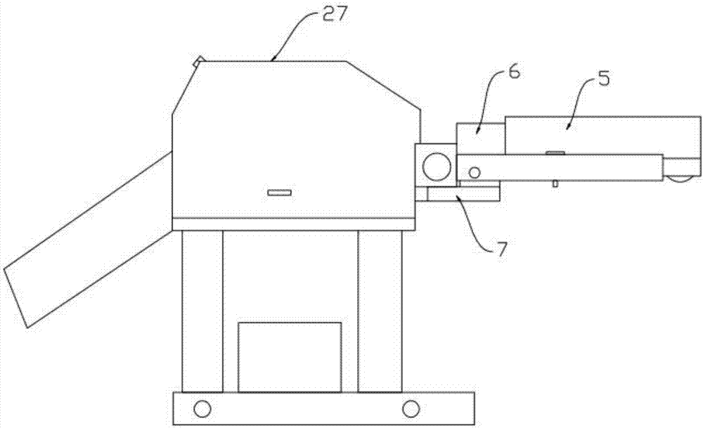 Wide-application-range forage filament rubbing machine