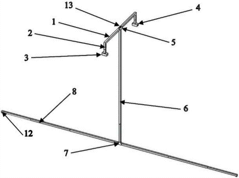 Multifunctional ship model direction calibration device