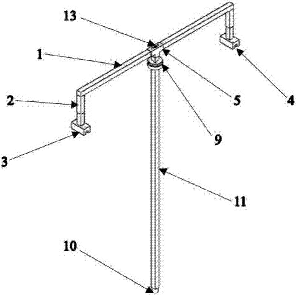 Multifunctional ship model direction calibration device