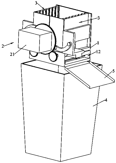 Perishable garbage dewatering machine