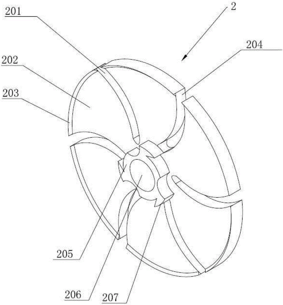 Second-stage self-cleaning type stirring device