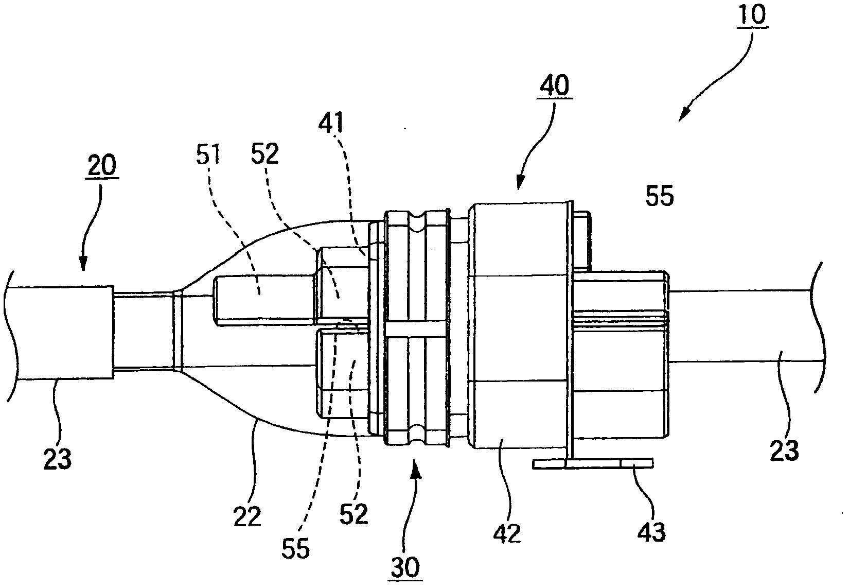 Fixing structure of shield electric wire and fixing method for shield electric wire