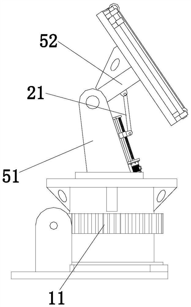 Construction progress display device and display method thereof