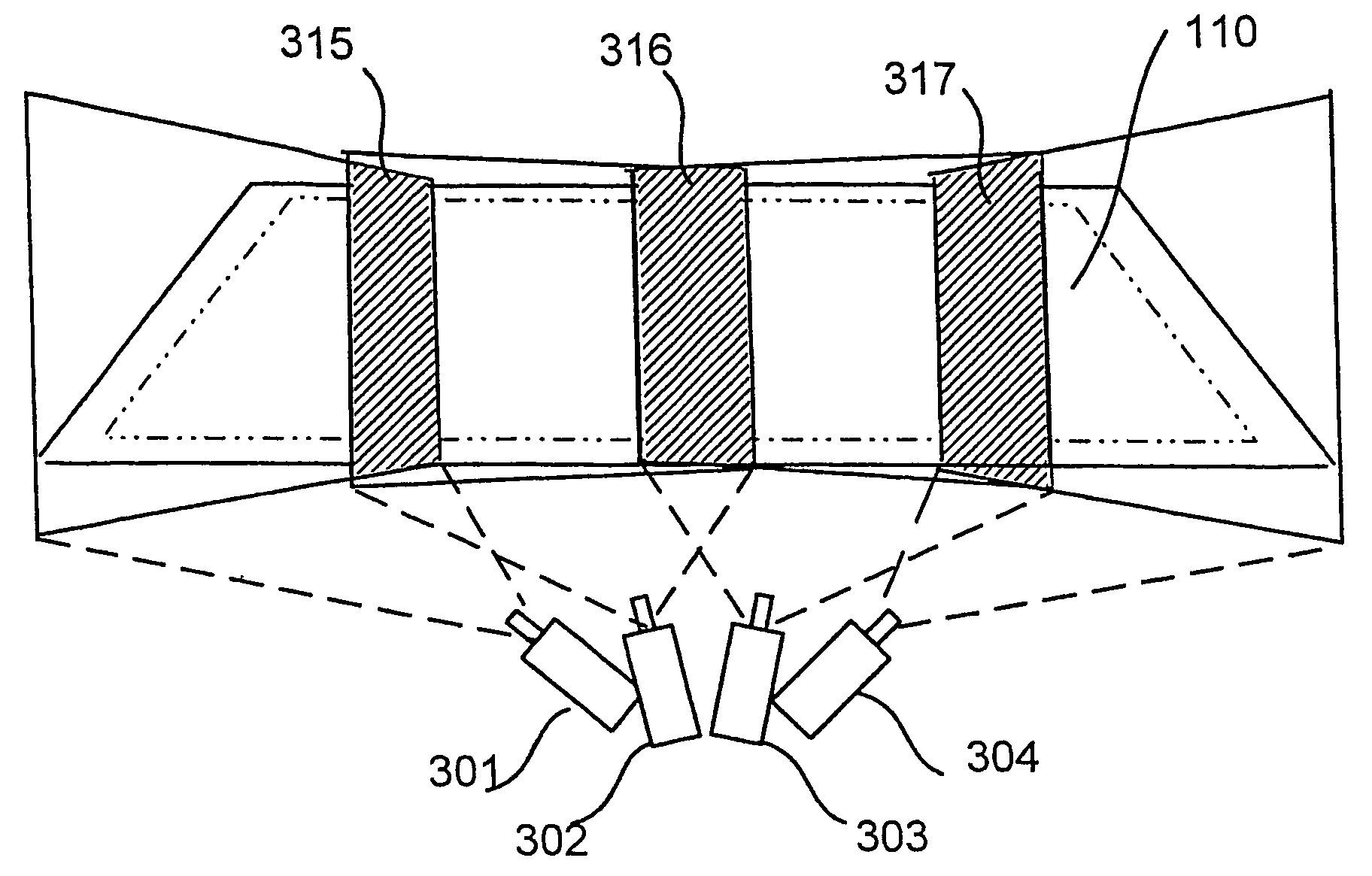 Method and device for generating wide image sequences