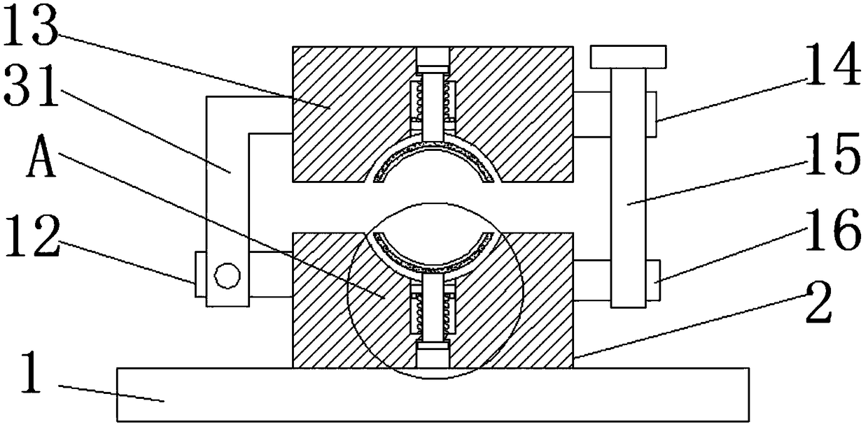 Clamping dust removing device for cable processing