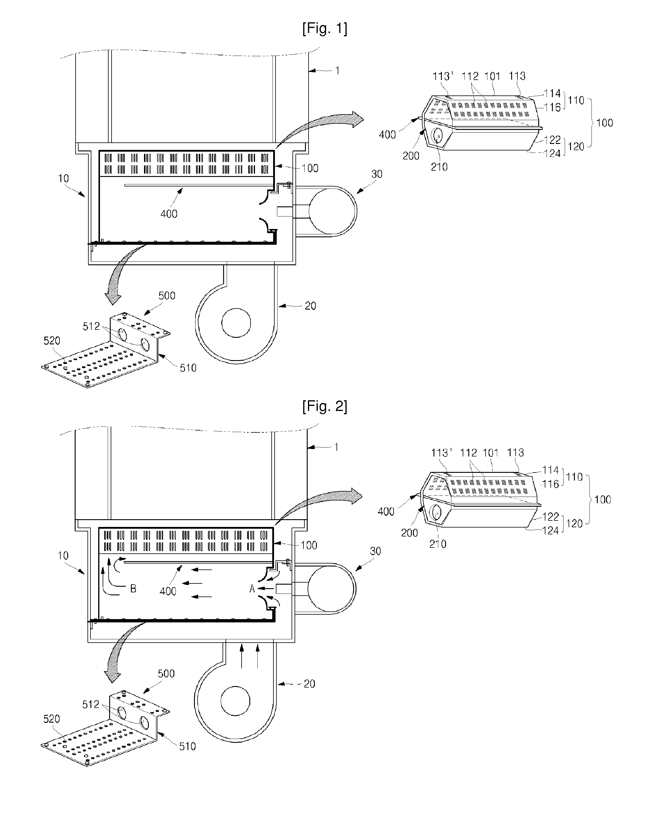 Burner for gas boiler