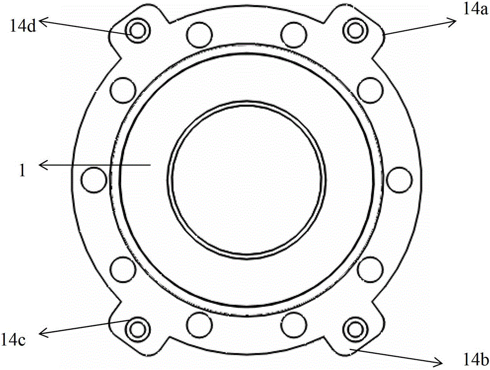 A vacuum precision displacement device