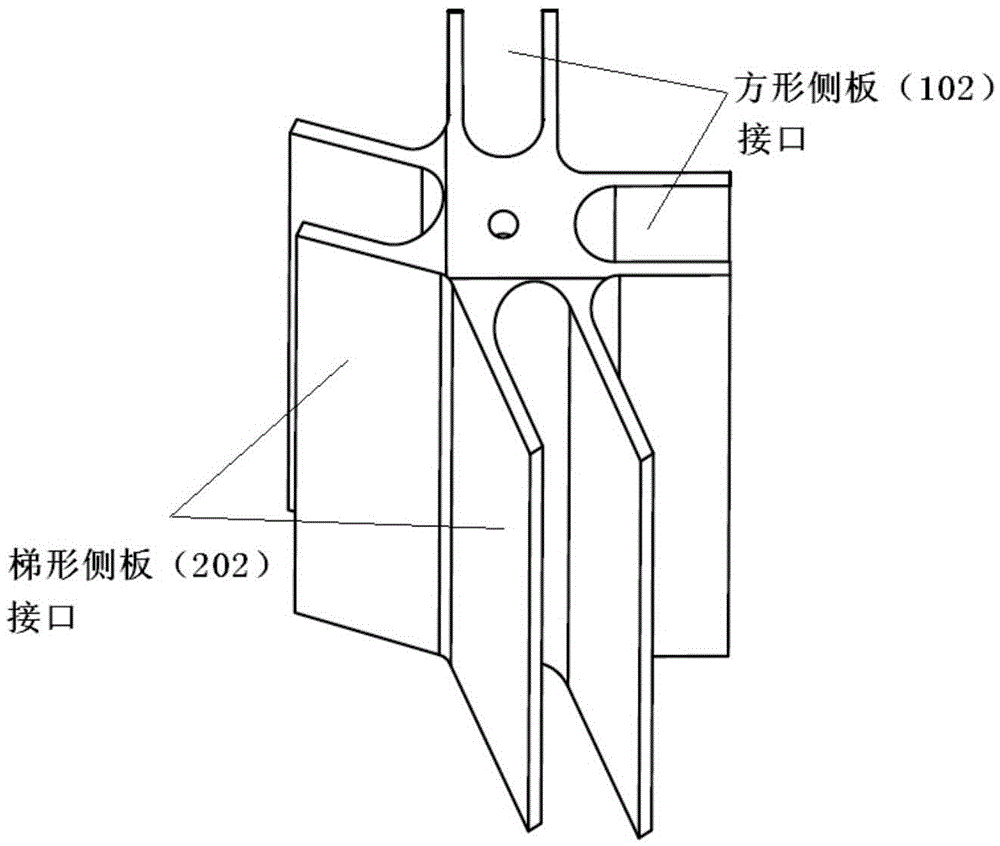 Spatial box type cabin structure