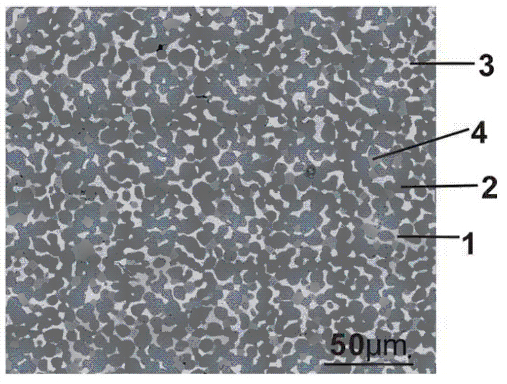 Nickel ferrite-copper metal ceramic inert anode material and preparation method