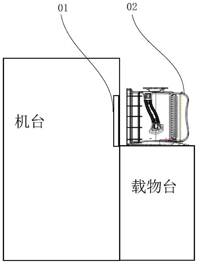 Device for detecting levelness and perpendicularity of objective table and using method thereof