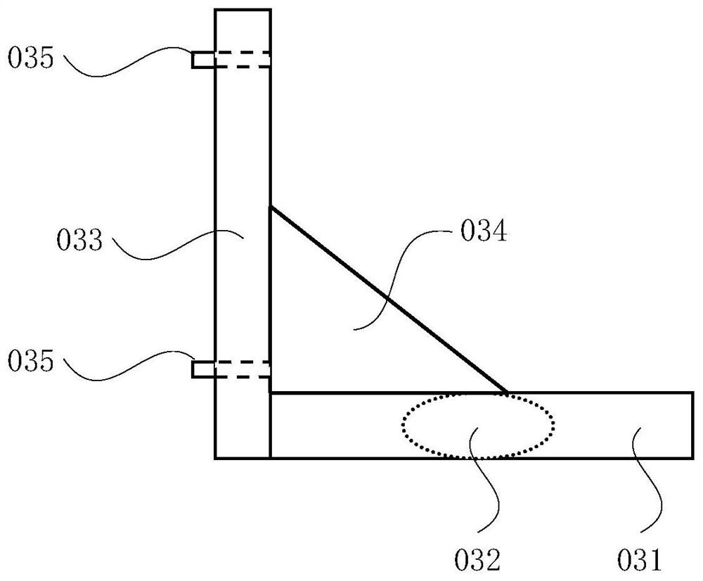 Device for detecting levelness and perpendicularity of objective table and using method thereof